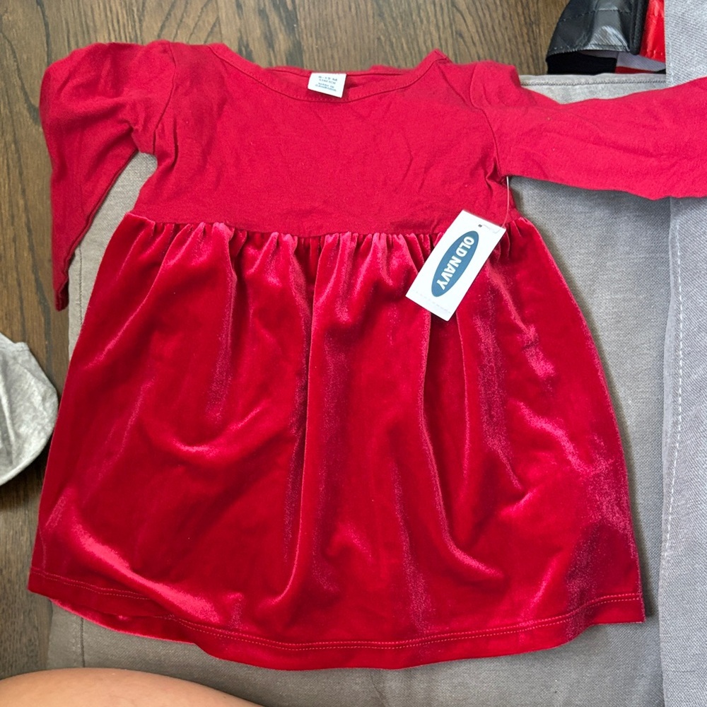 Old Navy Scarlet Velvet Dress
